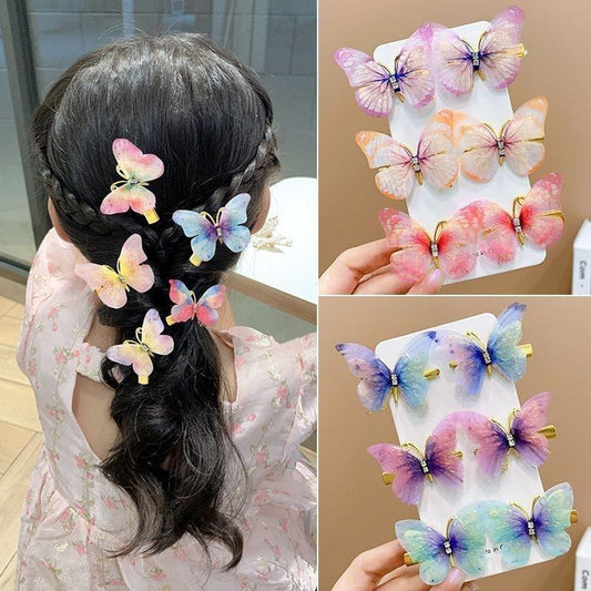 Colorful Butterfly Hairpins for Girls