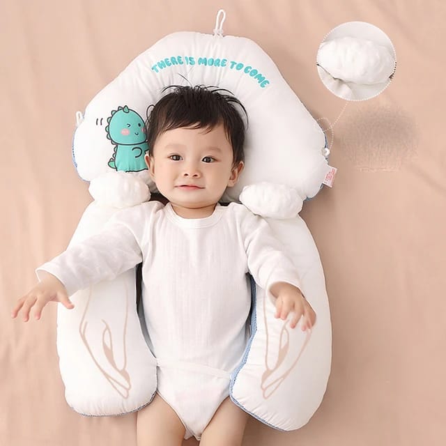 Baby Sleeping Pillow Head & Neck Support with Arm Wedge Pacifier