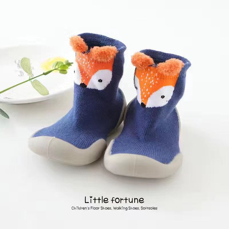 Cute cartoon animals toddler baby socks shoes