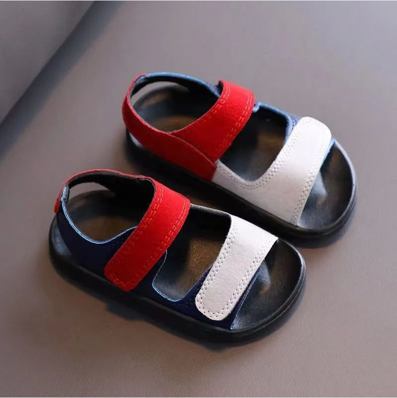 Kids Sandals Summer Fashion Boys Beach Sandals Non-slip First Walkers