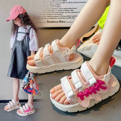 Summer new versatile Velcro casual beach sports sandals