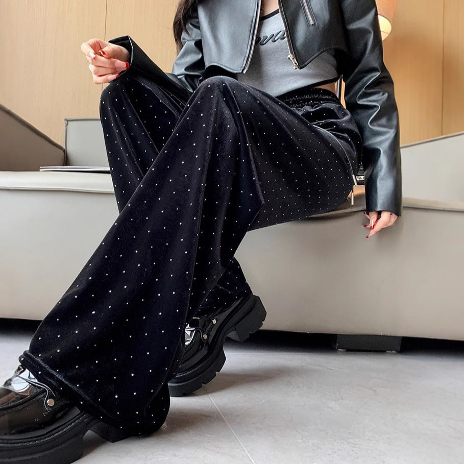 Women's Slimming Straight-leg High-waist Pants