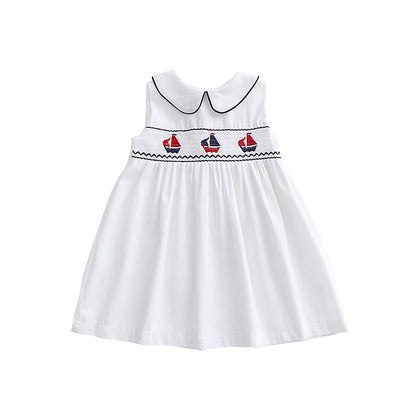 Children Vintage Embroidery New Girls Dress