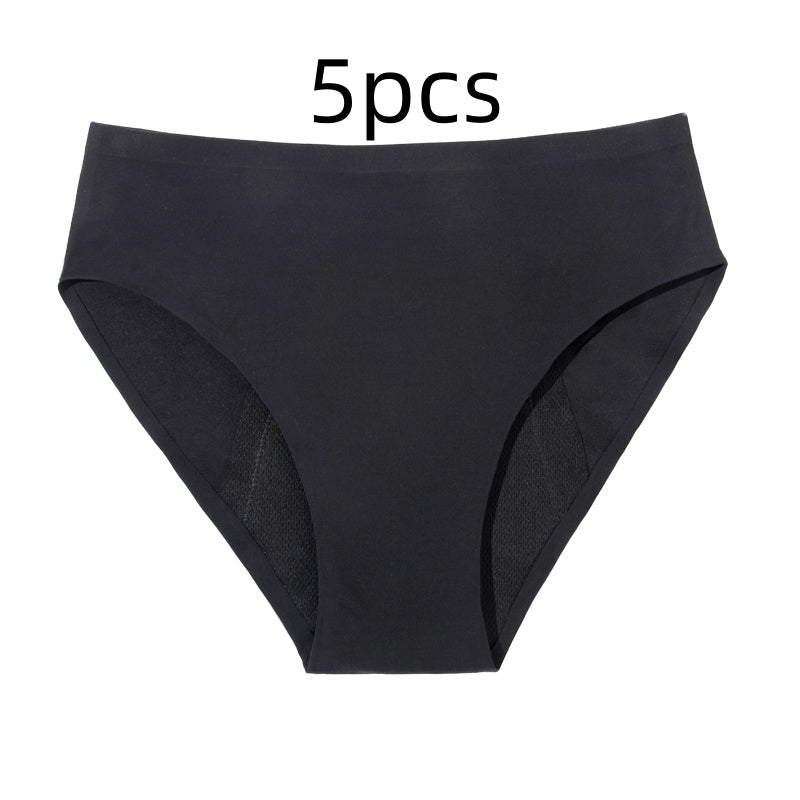 Four-layer Leak-proof High-waisted Seamless Adhesive Period Panties