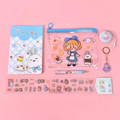 Creative Student School Supplies Stationery Cartoon Set