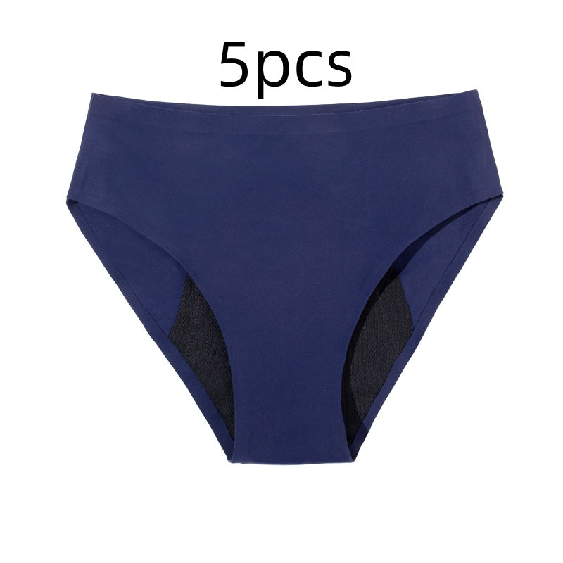 Four-layer Leak-proof High-waisted Seamless Adhesive Period Panties
