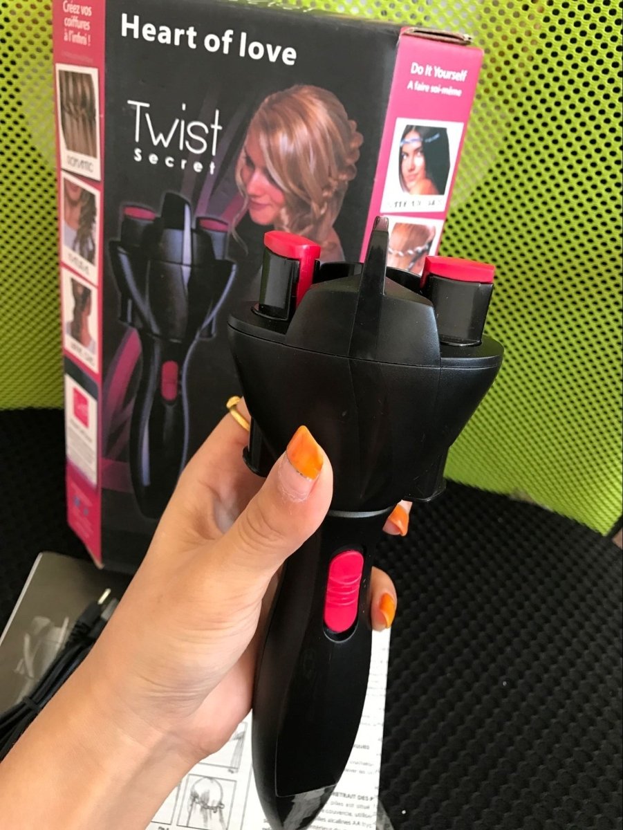 Automatic Hair Braider Hair Twister USB Electric Braiding Machine DIY Magic Roller Styling Tool Styler Bun Maker (Available) - Mom & Kids