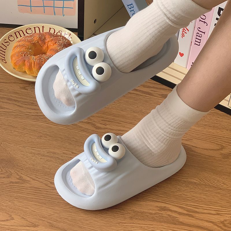 Sausage Mouth Slippers Women's Summer Soft Bottom Couple Household