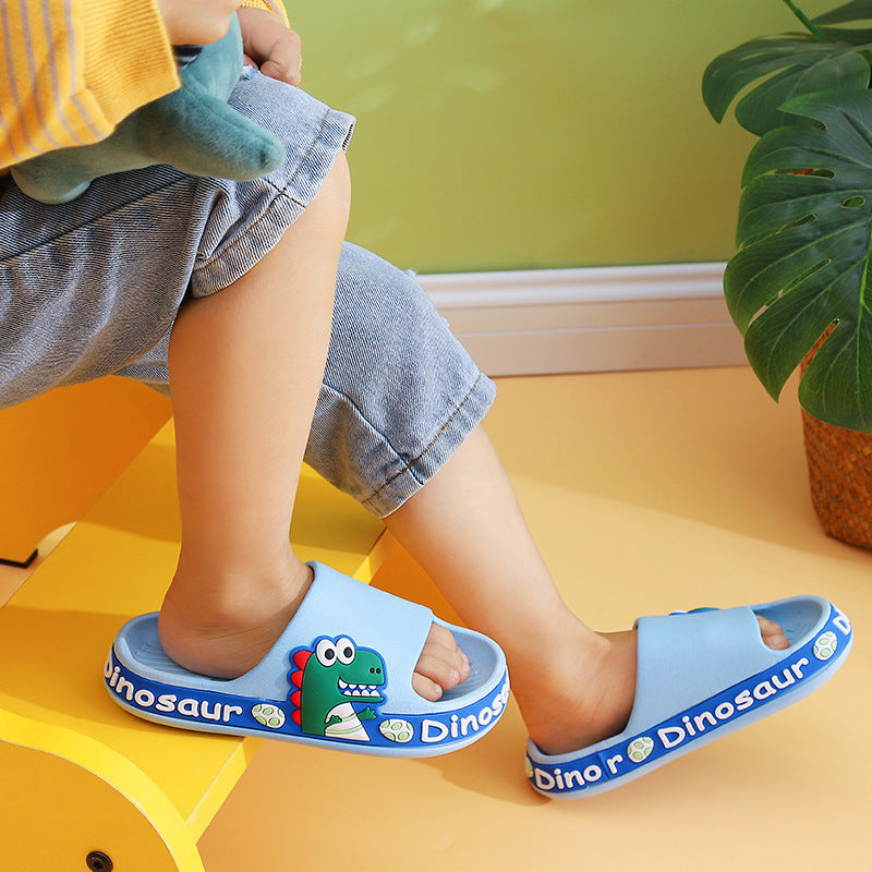 Children's Slippers Children's Shoes Cartoon Dinosaur Slippers