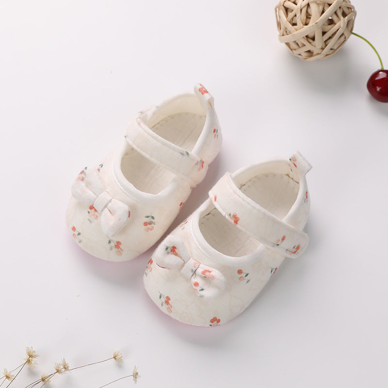 Color Cotton Toddler Shoes Soft Sole Newborn Baby Shoes 0-12 Months Male And Female Baby Shoes (Available)