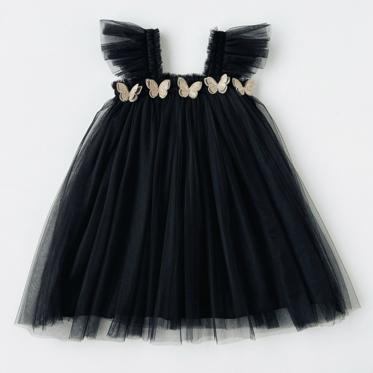 Flounced Sieve Tube Top Main Dress Puffy Birthday