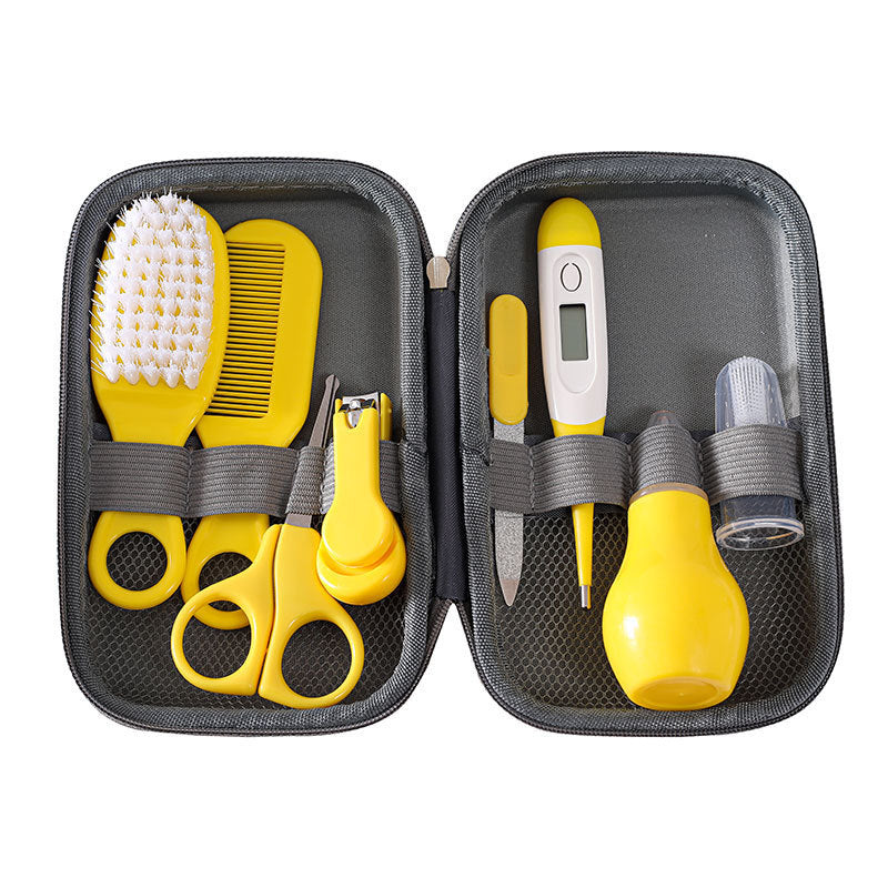 Children's Baby Nails Cutting Pliers 8 Eight-piece Set Eva Bag Care Suit (Available)