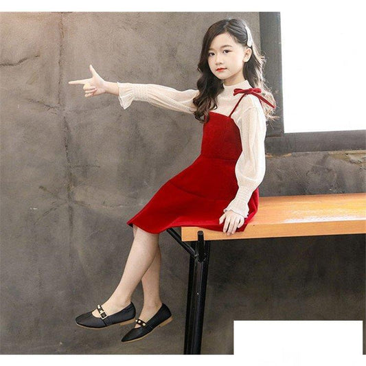 Kids' Dress, Long Sleeve Blouse, Junior Casual, Stylish, Cute, School Dress, Girls' Fall