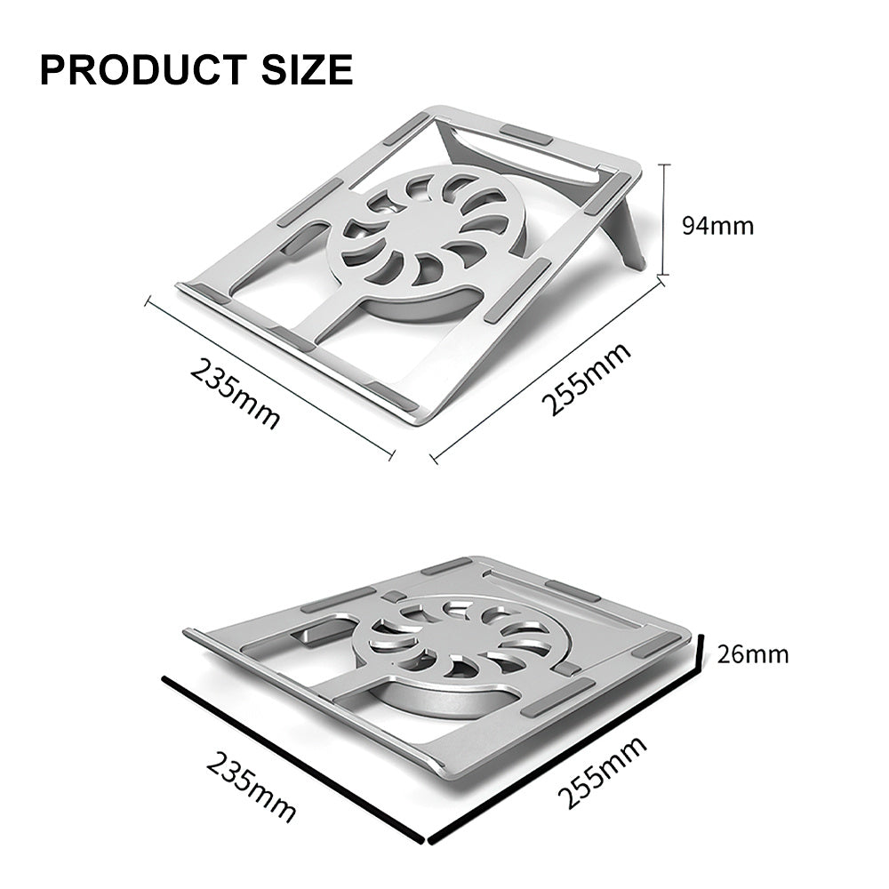 Foreign Trade New Computer Radiator Desktop Office Folding Lifting Computer Cooling Bracket Aluminum Alloy Bracket