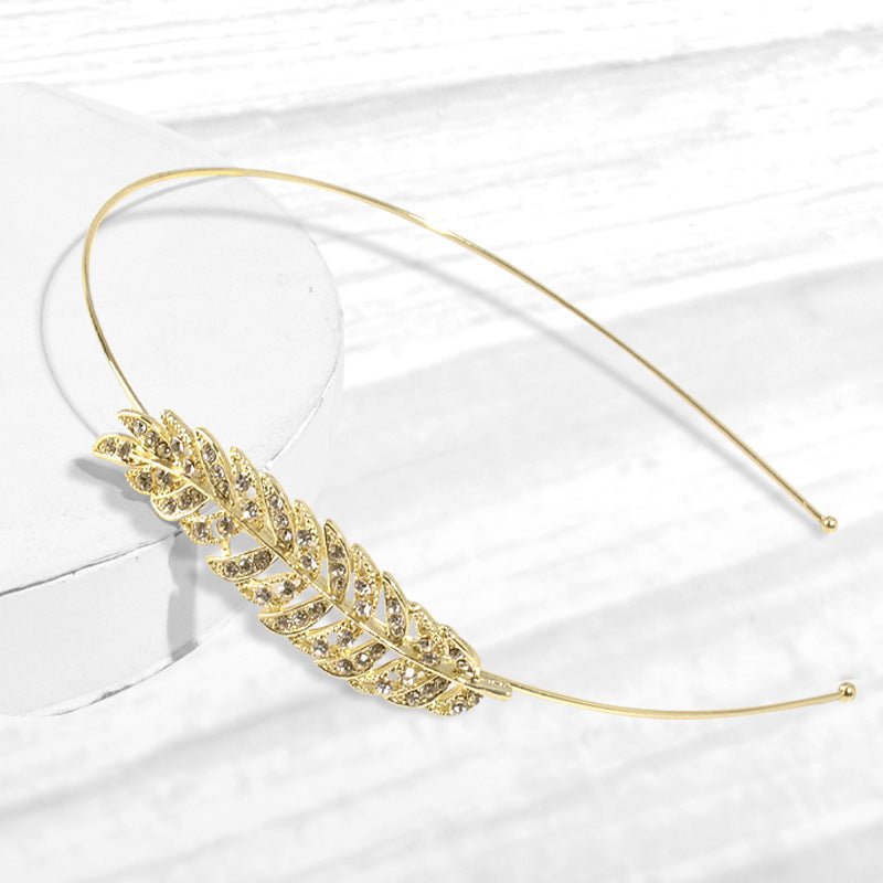 Bow Hair Band Fine Crystal Glass Accessories (Available) - Mom & Kids