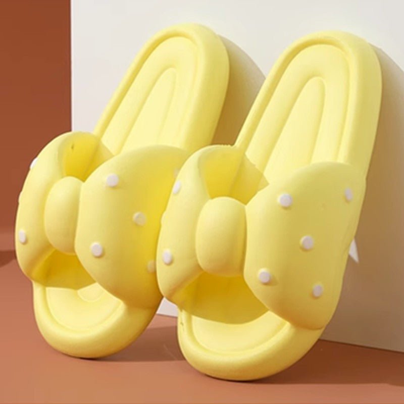 Bowknot slippers for women summer cute Sandal (Available) - Mom & Kids