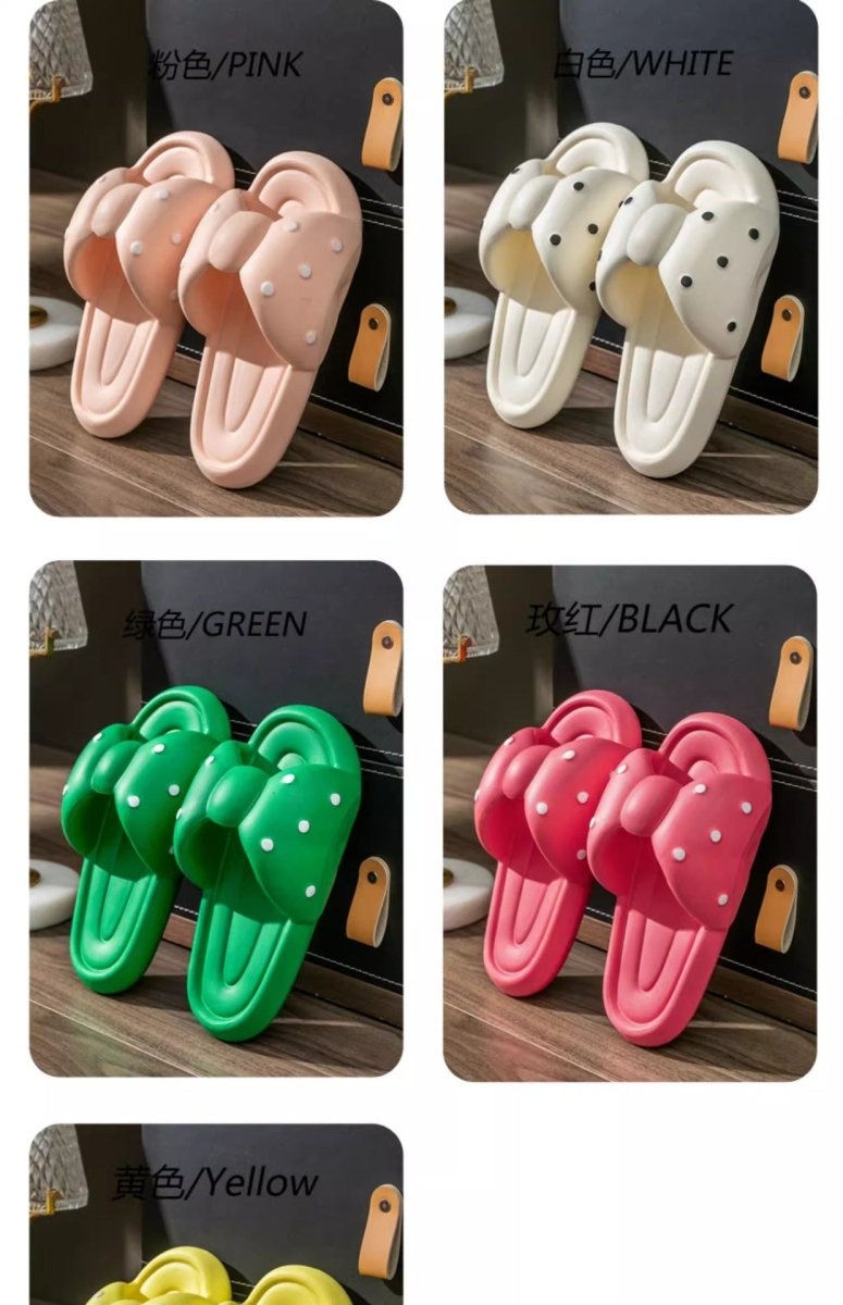 Bowknot slippers for women summer cute Sandal (Available) - Mom & Kids