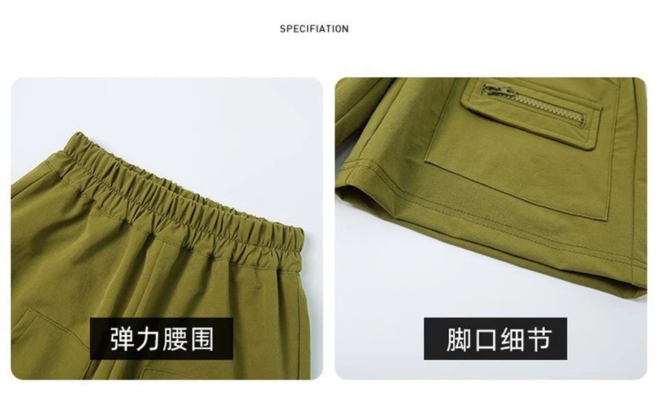 Boys Summer Clothes Set Camouflage Short Sleeve T-shirt + Cargo Shorts 2PCS Kids Casual Streetwear Outfit Two-piece set - Mom & Kids