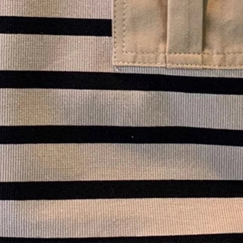 Boys' summer outfit set Summer short sleeved shorts New children's striped baby two-piece set - Mom & Kids