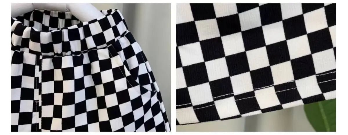 Boys Summer Polo Shirt Set New Children's Fashionable Short sleeved Boys and Babies Summer Clothing Two Piece Set Kids Outfits - Mom & Kids