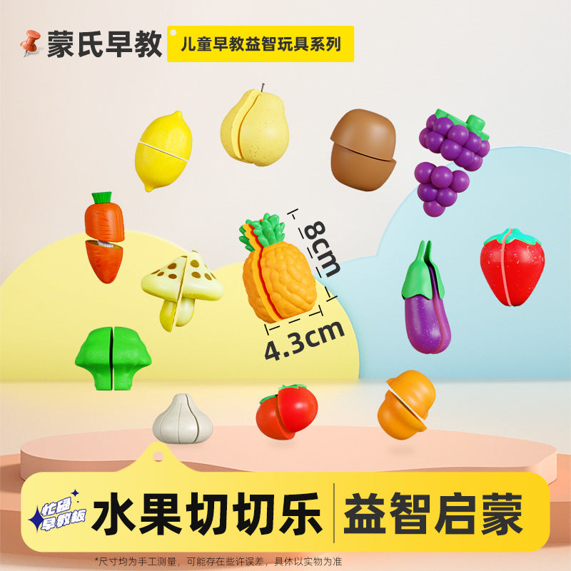 Fruit Cutting Fun Felt Board Busy Board Baby Montessori Early Education Educational Toy Board Fruit Picking Fun Learning…