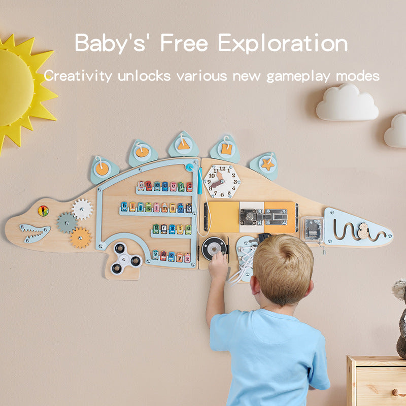 Early Childhood Education Enlightenment Animal Wall Game Decorative Pendant Wall Cardboard Parent-Child Interactive Wooden…