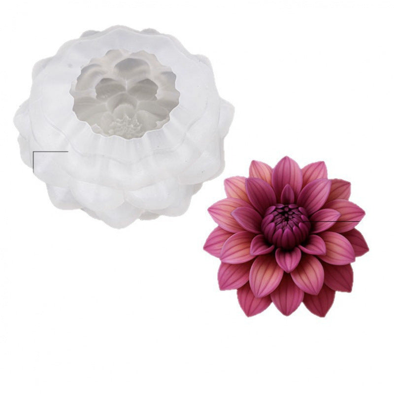 Multiple 3D peony flower silicone molds, mousse cake molds, cake decorating molds, pudding molds - image 5