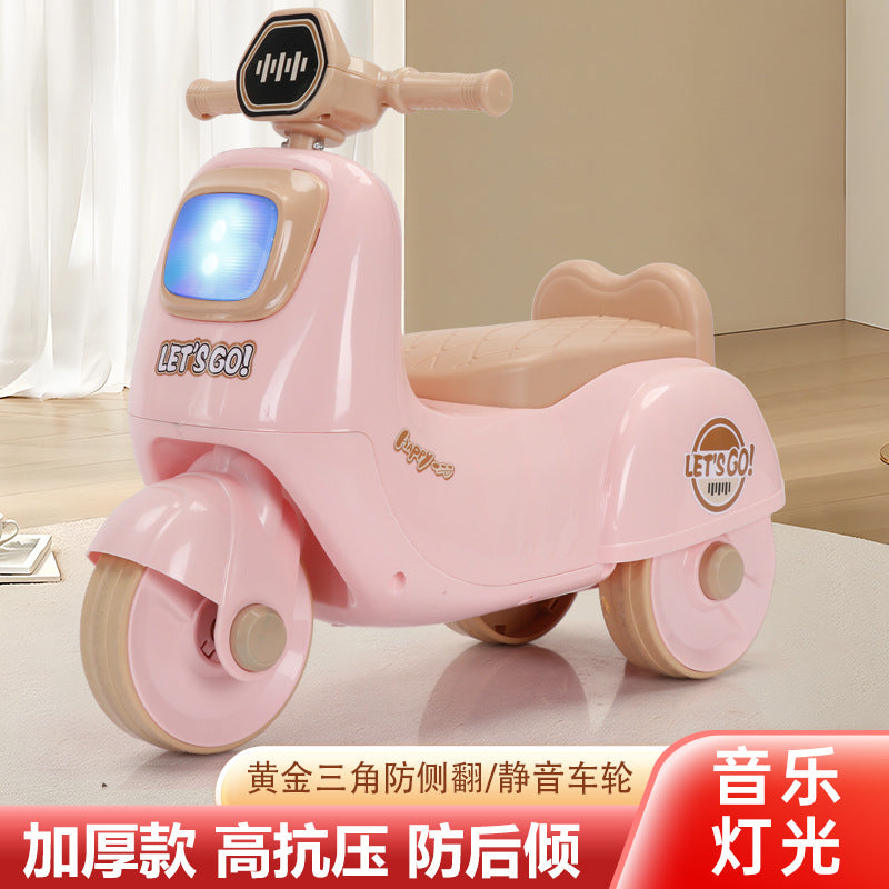 Children's Motorcycle Scooter 1-3 Years Old Male and Female Baby Toddler Motorcycle Scooter Kidsren's Balance Car - image 2