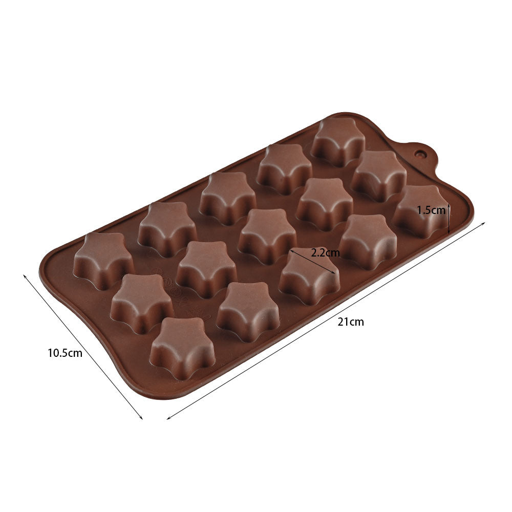 Cross-Border Multi-Style Cartoon Silicone Chocolate Mold Numbers and Letters DIY Baking Mold Fudge Ice Cube Mold - YK-45-6