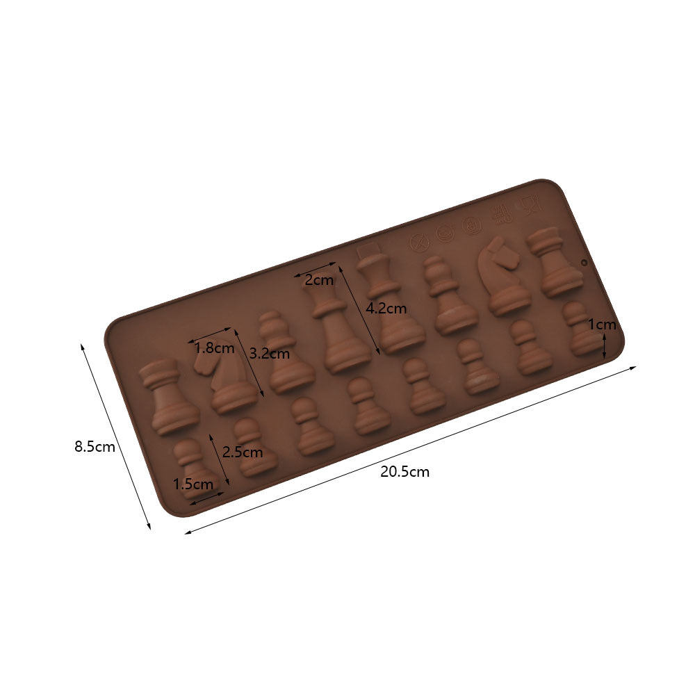 Cross-Border Multi-Style Cartoon Silicone Chocolate Mold Numbers and Letters DIY Baking Mold Fudge Ice Cube Mold - YK-45-50