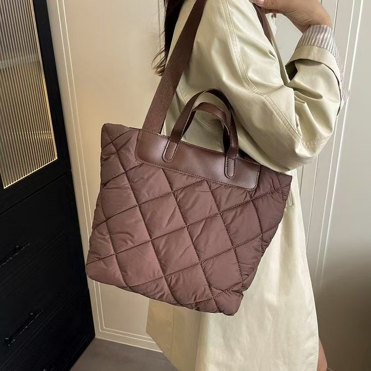 Cotton Clothing Bag Korean Style Tote Bag for Women Large Capacity Fashionable Versatile Women's Bag 2025 New Women's…