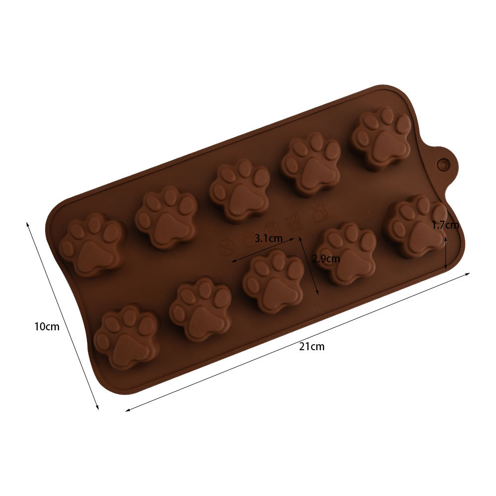 Cross-Border Multi-Style Cartoon Silicone Chocolate Mold Numbers and Letters DIY Baking Mold Fudge Ice Cube Mold - YK-45-30