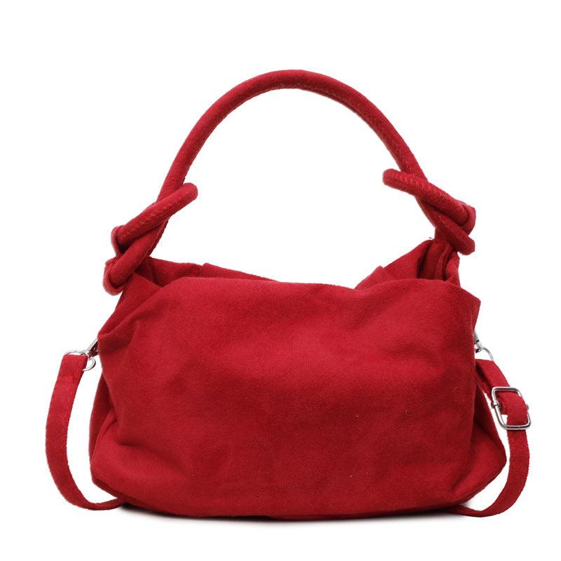 New Women's Bag Korean Style Large Capacity 2026 New Pleated Shoulder Bag High Fashion Elegant Internet Celebrity Style…