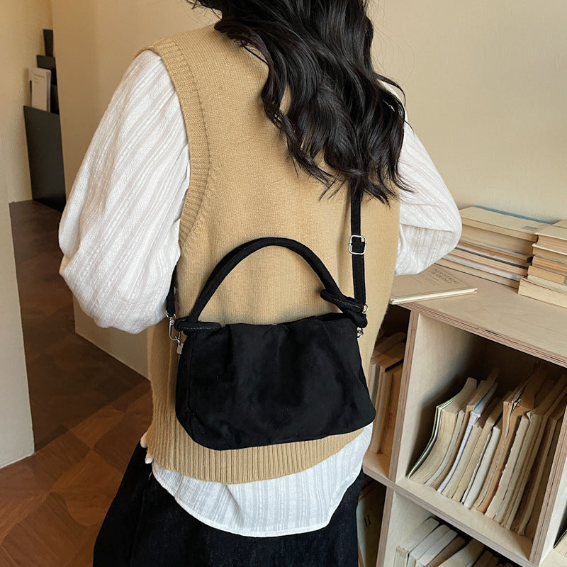 New Women's Bag Korean Style Large Capacity 2026 New Pleated Shoulder Bag High Fashion Elegant Internet Celebrity Style…