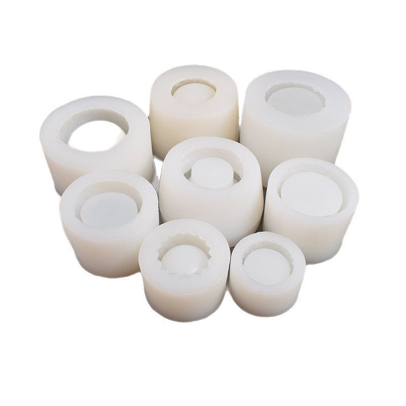DIY Simulated Aromatherapy Cup Candles, Various Rock Silicone Molds, Chocolate Baking Cement Flower Pot Molds - image 5