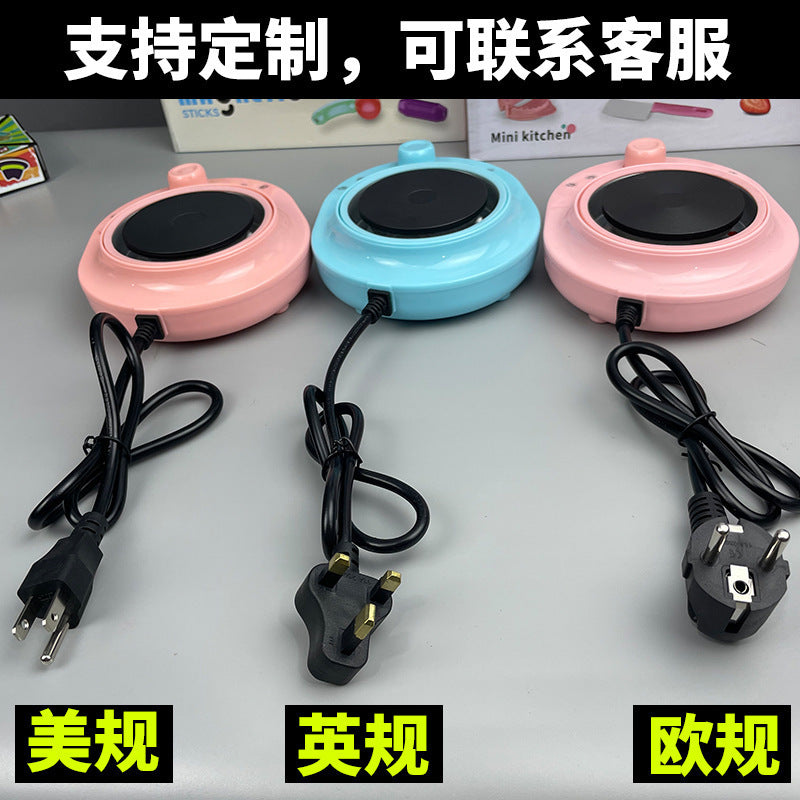 Wholesale Manufacturer Cross-Border Mini Kitchen Full Set of Cooking Girls Kitchen Utensil Set Children's Real Cooking Play…