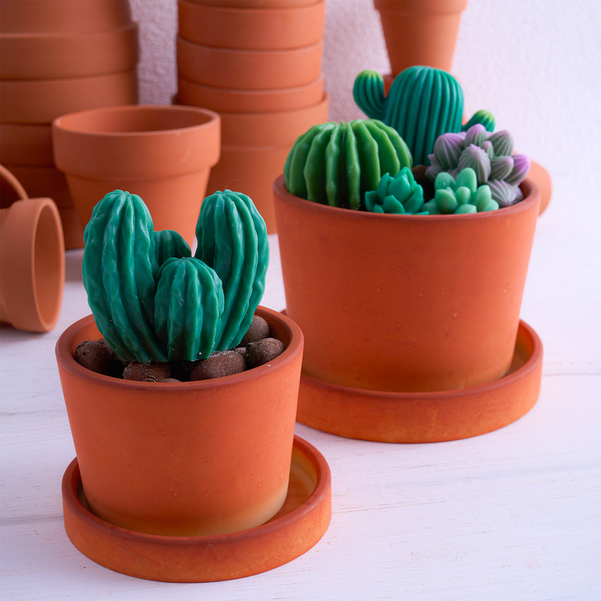 DIY Succulent Flowerpot Silicone Mold Garden Decoration Plaster Pot Making Wax Jar Cross-Border Shipping Silicone Mold…