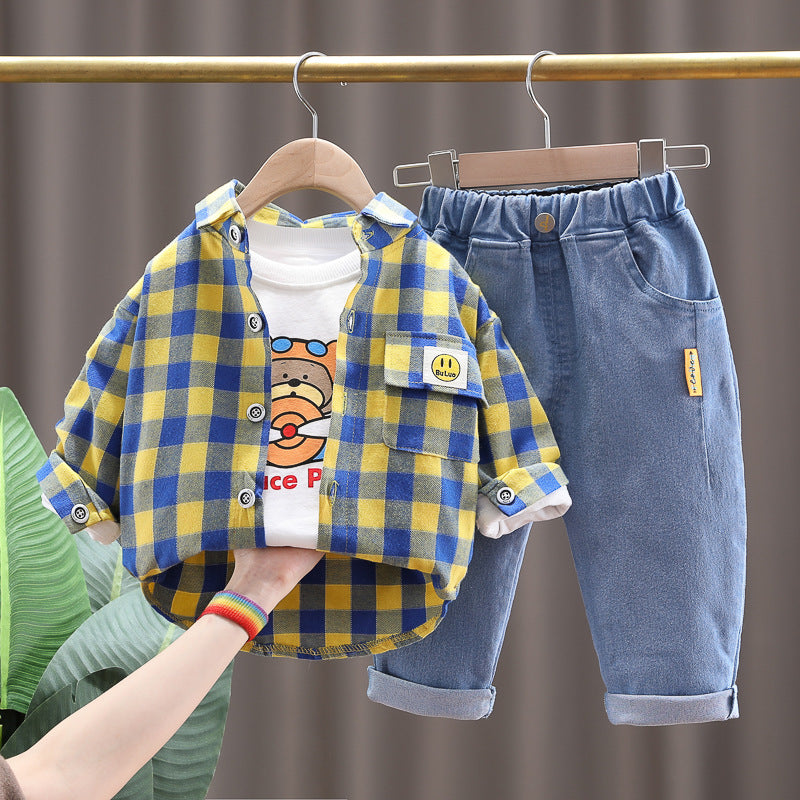 Baby Boy Outfit, Boys' Clothing, Autumn Outfit, Boys' Clothes, Spring Jacket, for Children Aged One and a Half to Two to…