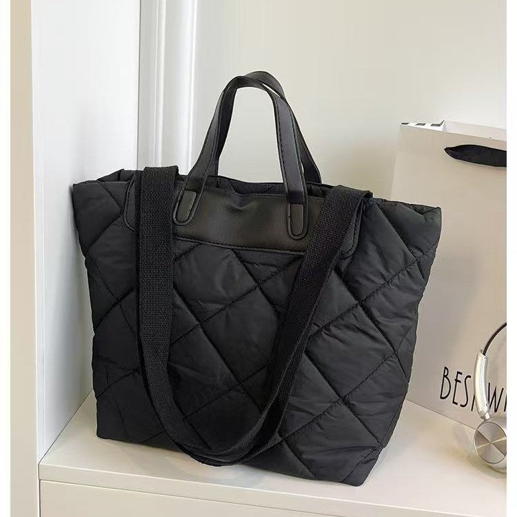 Cotton Clothing Bag Korean Style Tote Bag for Women Large Capacity Fashionable Versatile Women's Bag 2025 New Women's…