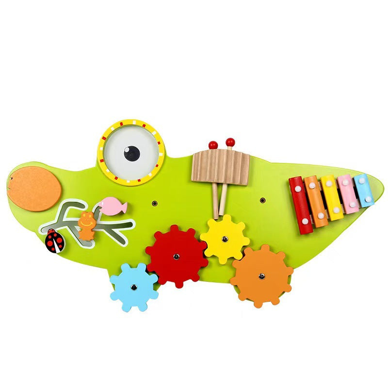 Early Childhood Education Enlightenment Animal Wall Game Decorative Pendant Wall Cardboard Parent-Child Interactive Wooden…