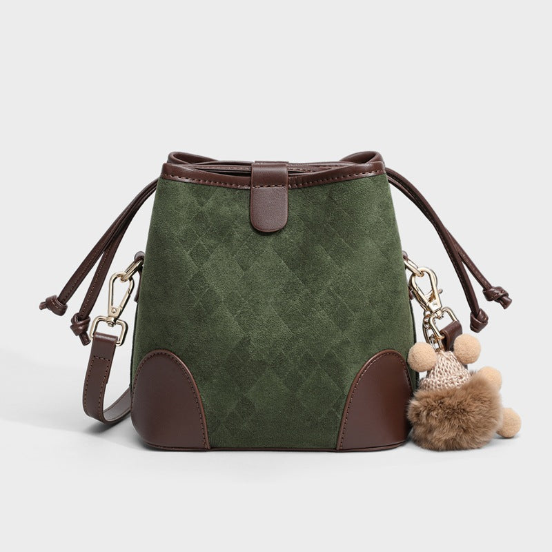 Bucket Bag 2026 New Women's Bag Autumn and Winter Shoulder Bag Small Bag Versatile High-End Fashion Commuter Crossbody Bag…