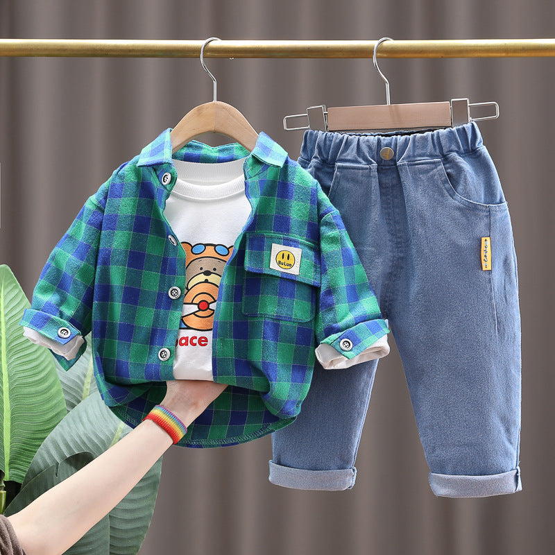 Baby Boy Outfit, Boys' Clothing, Autumn Outfit, Boys' Clothes, Spring Jacket, for Children Aged One and a Half to Two to…
