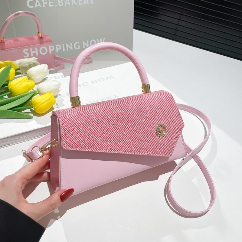 Simple Women's Bag 2026 Summer New Style Diamond-Encrusted Fashion Handbag High-End Crossbody Small Square Bag for Women…
