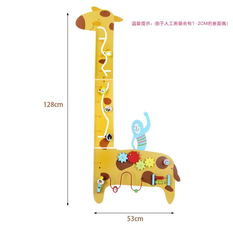Early Childhood Education Enlightenment Animal Wall Game Decorative Pendant Wall Cardboard Parent-Child Interactive Wooden…