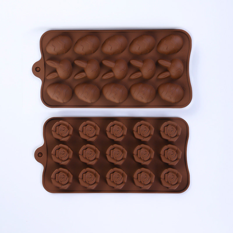 Cross-Border Multi-Style Cartoon Silicone Chocolate Mold Numbers and Letters DIY Baking Mold Fudge Ice Cube Mold - image 3