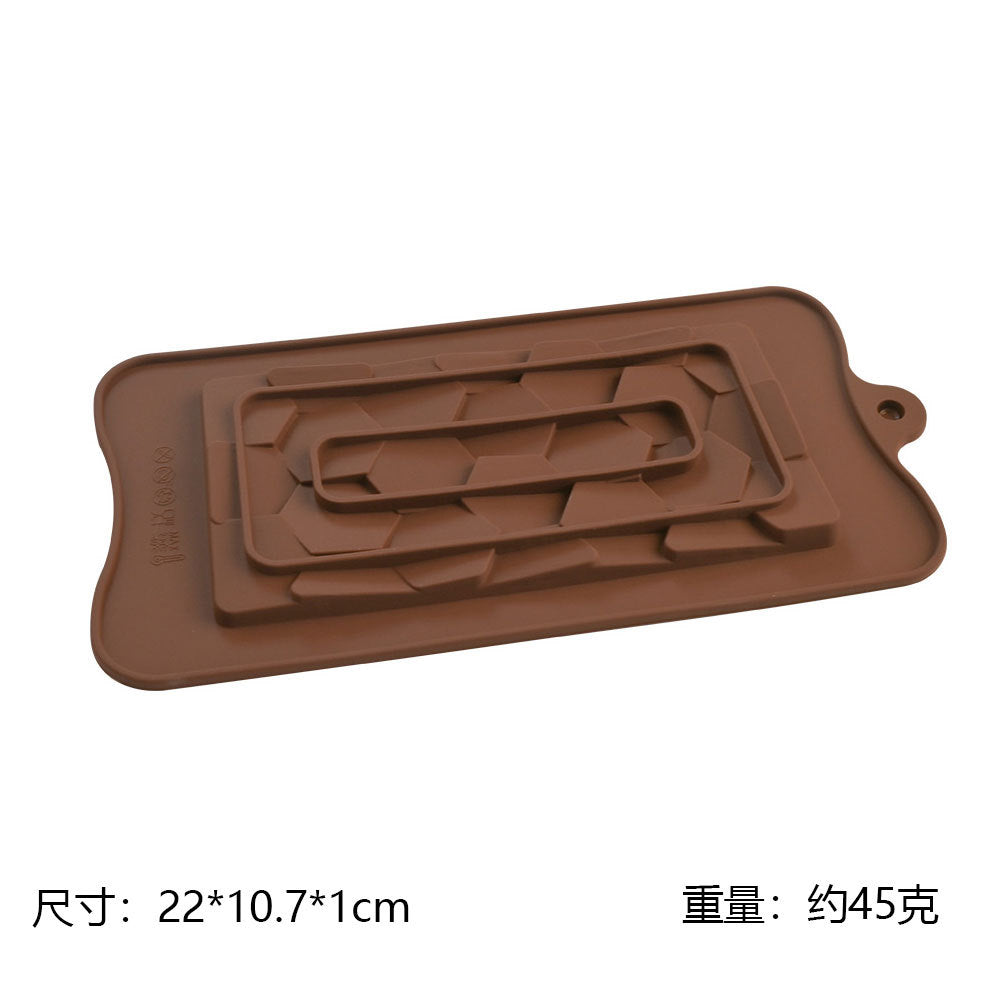 Cross-Border Multi-Style Cartoon Silicone Chocolate Mold Numbers and Letters DIY Baking Mold Fudge Ice Cube Mold - YK-45-87