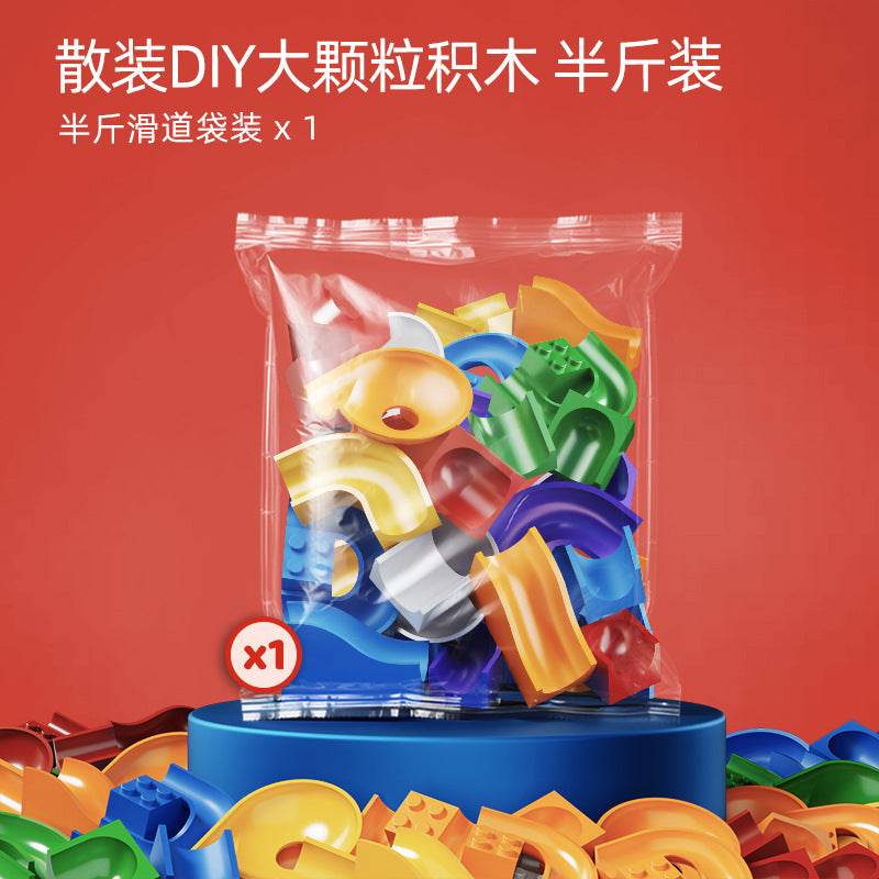 Children's Multifunctional Educational Baby Early Education Large Particle Slide Building Block Table Learning Game Table…
