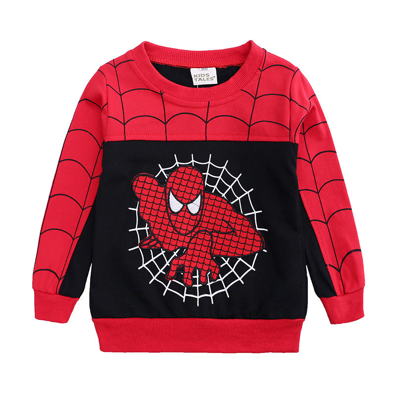 Children's Suit Spring and Autumn Clothing Boys' Sweatshirt Vest Pants Cartoon Three-Piece Set Foreign Trade Boys' Casual…