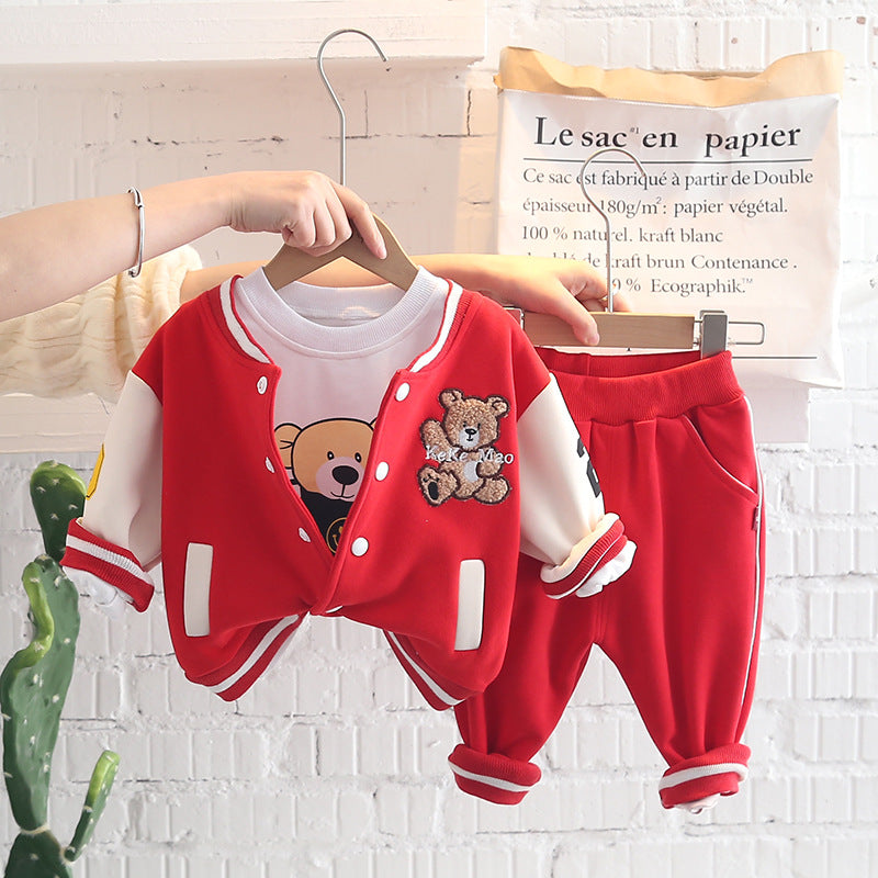 Baby Boy Outfit, Boys' Clothing, Autumn Outfit, Boys' Clothes, Spring Jacket, for Children Aged One and a Half to Two to…