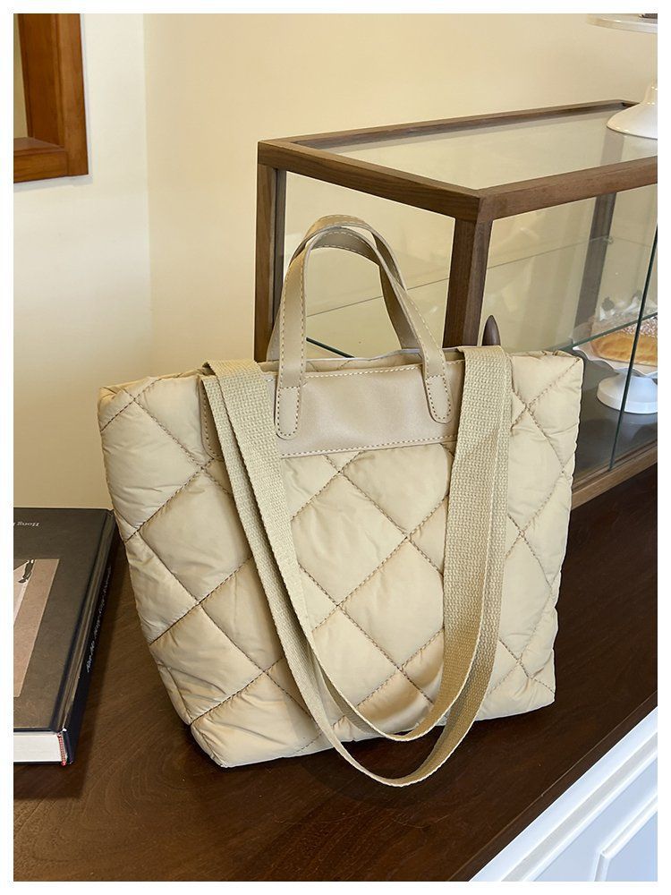 Cotton Clothing Bag Korean Style Tote Bag for Women Large Capacity Fashionable Versatile Women's Bag 2025 New Women's…